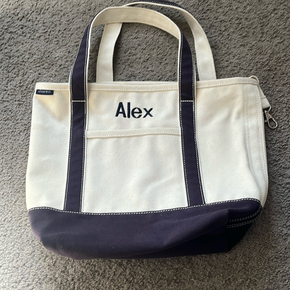 Lands End Canvas Tote Bag